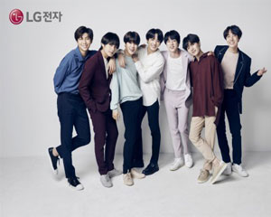 LG전자, 월드 스타 방탄소년단 앞세워 스마트폰 알린다